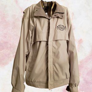 tan lightweight princess cruise jacket